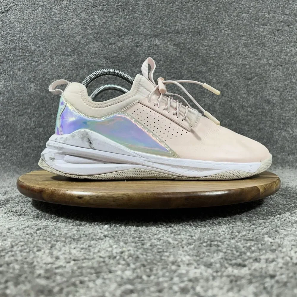 Clove Classic Women’s Size 10 Striking Pink Holographic Nursing Shoes Used